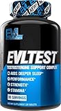 Evlution Nutrition Testosterone Booster EVL Test Training & Recovery Amplifier* (30 Servings) Supports Natural Testosterone Levels, Muscular Strength, Stamina & Optimal Sleep