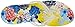 crocs Women's Isabella Graphic W Flip Flop, Oyster/Floral, 8 M US