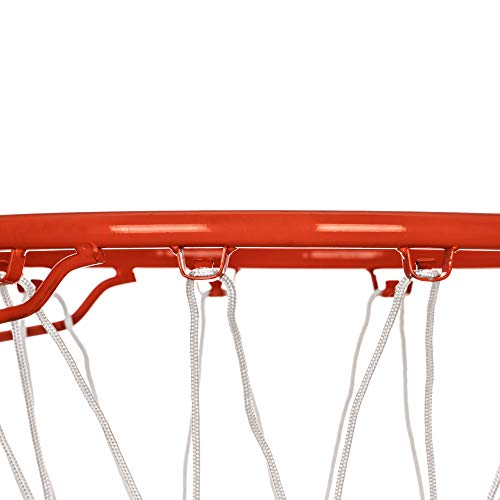Suncity Basketball Nets Replacement Heavy Duty Basketball Hoop Net Outdoor&Indoor 12 Loops 2 Pack Red White - Thumbnail 2