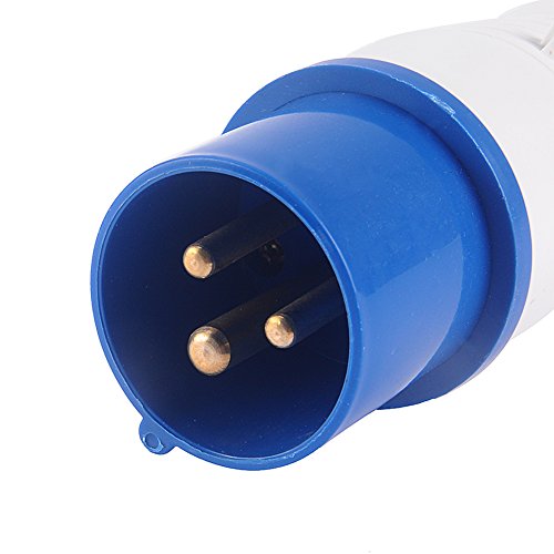 16 AMP 16A Plug Socket 240V 3 Pin Water Weatherproof Electrical