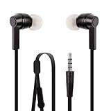 Earphones Headphones, MAS CARNEY MT829 in-Ear Earbud with mic High Definition Noise Isolating Tangle Free with Pure Sound and Powerful Bass for All 3.5mm Music Device.