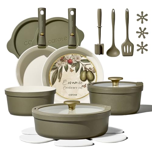 CAROTE Ceramic Cookware Sets