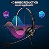 TWOTW-Headset-Mono-Noise-Cancelling-Microphone-Volume-Control-35-mm-Jack-PC-Headphones-for-Mobile-Phone-Smartphone-Computer-Comfort-Strong TWOTW Headset Mono Noise Cancelling Microphone Volume Control 3.5 mm Jack PC Headphones for Mobile Phone Smartphone…