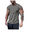 Heren T-shirt zomer korte mouwen bovenstuk basic ronde hals slim fit T-shirt casual effen korte mouwen tops