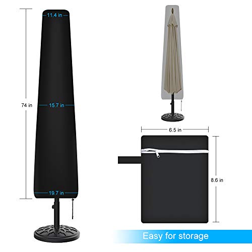 Vakeen Patio Umbrella Cover, Table Umbrella Covers for Outdoor