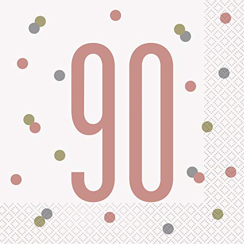 Unique Party Rose Gold 90 Napkins
