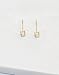 THEMONG Stud Earrings Opal Studs | 14k Gold Dipped 3mm Tiny White Round Fire Opals Studs Womens Stainless Steel Earring Pair Celebrity Approved