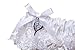 Wedding Lace Garter Set - White with Lace - One to Toss and One to Keep