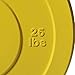 Titan Fitness Pair 25lb Olympic Bumper Plate Yellow Benchpress Strength Training