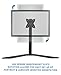 Mount-It! Single Monitor Stand | Free Standing Desk Mount | Height Adjustable Tilt Rotating | Fits 19 20 21 22 23 24 27 29 30 Inch Computer Screens | VESA 75 100 Compatible | Holds up to 33 Pounds