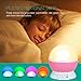 EOMOO Baby Night Lights for kids,Starry Night Light Rotating Moon Stars Projector, 7 Color Options Romantic Night Lighting Lamp, USB Cable/Batteries Powered for Nursery, Bedroom