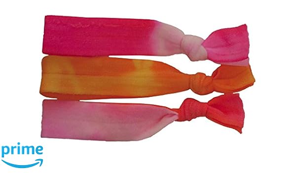 Amazon Com Mia Tony Ties 2 In 1 Hair Ties Bracelets Tie Dyed