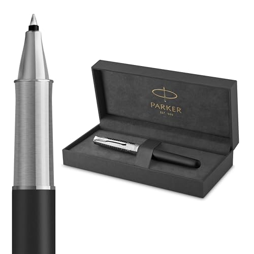 Parker Sonnet Rollerball Pen | Legacy of Flight Collection | Chrome Trim | Fine Point with Black Ink Refill | Gift Box