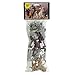 Civil War Charging Cavalry Plastic Army Men: GRAY Set of 6 54mm Figures and 6 Horses - 1:32 scale
