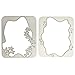 Gilroy 2Pcs Water Grass Photo Frame Cutting Dies Stencil for DIY Stamp Photo Scrapbooking Album Card Making Craft Mold