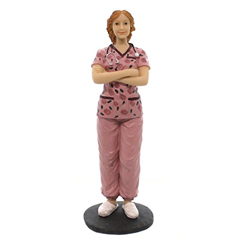 Ebony TreasuresEbony Treasures Professional: Female Nurse Collectible Figurine, 8.5" H