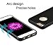 Feceir® Anti-Gravity Selfie Case for iPhone 6/6S, Hands Free Nano Suction Stick to Glass, Tile, Car GPS, Most Smooth Surface (Black 4.7