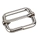 LEORX Metal Sliding Bar Tri-Glides Wire-Formed Roller Pin Buckles Slider Strap Adjuster 25mm Pack of 20
