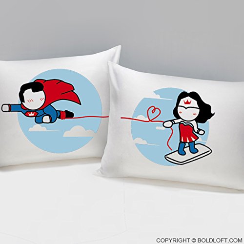 Boldloft Made For Loving You Couples Pillowcases Superman Gifts