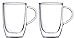 Home Fashions 10 oz. Double Wall Insulated Glasses (Pack of 2)