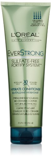 L'Oreal Paris EverStrong Sulfate-Free Fortify System Hydrate Conditioner, 8.5 Fluid Ounce