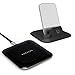 10W Wireless Charger, BEZALEL Futura X Ultra-Thin Wireless Charging Pad + Aluminum Stand for All Qi-Enabled Devices: iPhone 8 8 Plus X, Samsung Galaxy S9 S8 S7 S6 Note 9 8 5, LG G6 G7 V30 V35 - Black