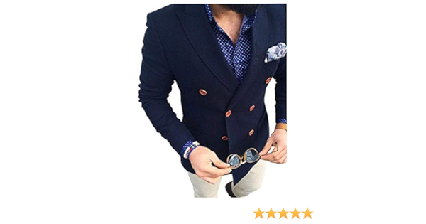 mens navy double breasted blazer gold buttons