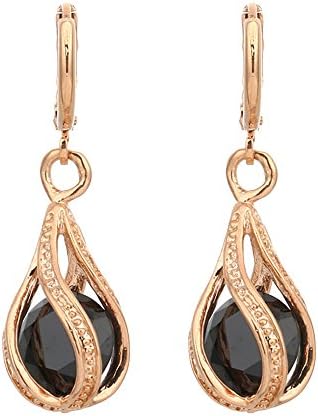 Brisky Earrings Jewelry, Pendant Prom Earrings Fashion Design Wonderful Gold Plated Colors Cubic Zirconia Dangle