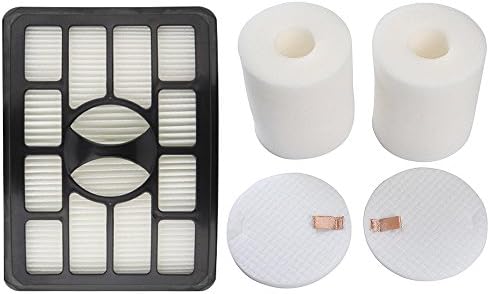 Tosva NV500 1 HEPA Filter + 2 Foam Felt Filters Kit for Shark Rotator Powered Lift-Away Vacuum Cleaner NV501, NV502, NV503, NV505, NV510, NV520, NV552, UV560 Replaces Part # XFF500 XHF500