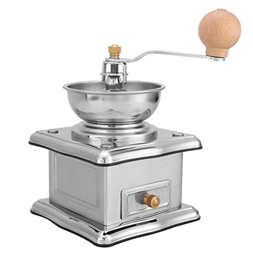 HEQIE-YONGP Elektrische Kornmühlenschleifer Haushalt Edelstahl Quadratische Form Manuelle Kaffee Mühle Grinder… – Bild 7