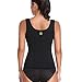 HOPLYNN Neoprene Sauna Waist Trainer Corset Vest For Weight Loss, Hot Body Shaper Slimming Vest For Women Black/XL