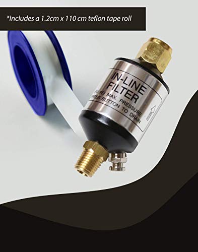 thumbnail image 2 of Air Compressor Water Separator Compressed Air Dryer With Drain Valve 2 of 10