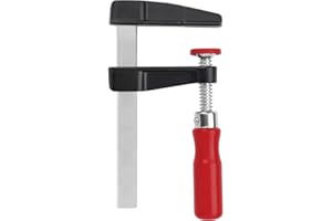 Bessey LM30/8 Die-Cast Zinc Screw Clamp Lm 11.81In/3.15In, Red/Silver/Black