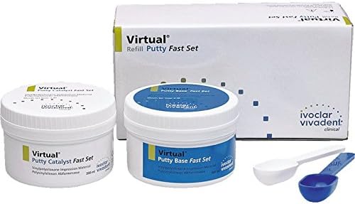 IVV Virtual Putty Refill Fast Set Blue 2x300mL Jars