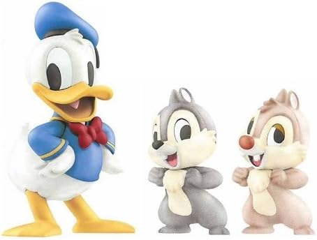 Amazon ディズニーキャラクターズ Fluffy Puffy ドナルド チップとデール 全2種セット ドナルド ダック チップ デール アニメ 萌えグッズ 通販