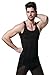 GKVK Mens Slimming Body Shaper Vest Shirt Abs Abdomen Slim,S(chest size76cm-81cm/30inches-32inches),Black
