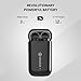Rowkin Micro: True Wireless Earbuds w/Charging Case. Bluetooth Headphones Smallest Cordless Hands-Free Mini Earphones Headset w/Mic & Noise Reduction for Android, Samsung & iPhone (Black)
