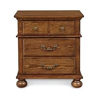 New Classic Furniture Cumberland Bedroom Nightstand, Antique Pine