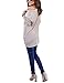 LookbookStore Women's Casual Soft Long Sleeves Knot Side Twist Knit Blouse Top