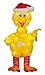 ProductWorks 32-Inch 3D Pre-Lit Sesame Street Big Bird with Ornaments Christmas Yard Decoration, 70 Lights
