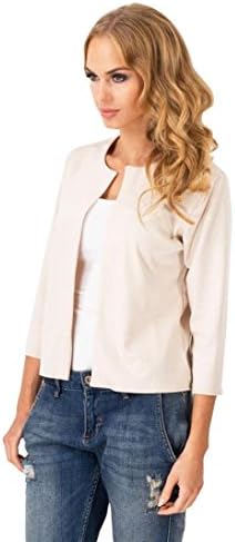 Womens Coat, RIUDA Fashion Women Casual Zipper Vintage Blazer Jacket Coat (L)