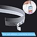 Warckon Door Weather Stripping,Silicone Seal Strip Adhesive for Doors and Windows Insulation Bottom and Side Gap,Transparent (25mm)