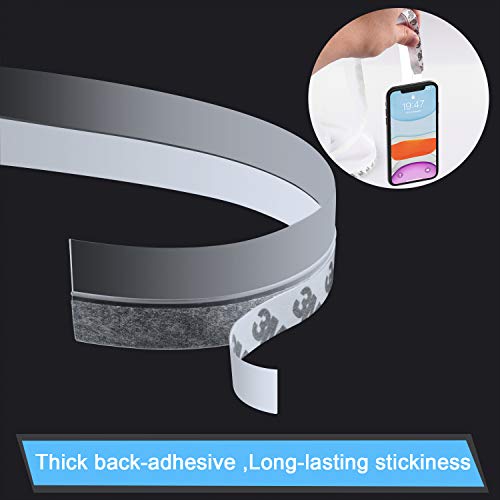 Warckon Door Weather Stripping,Silicone Seal Strip Adhesive for Doors