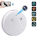 TTCDBF Smoke Detection spy Camera (no Smoke Detection Function)-Hidden spy camera-1080P Full hd Hidden CAM-Nanny spy Camera-Safety Wall Camera,for Baby/pet Monitoring/Home Security/Office Security