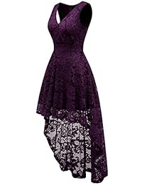 Dressystar vestido de fiesta de cóctel sin mangas, de encaje, para mujer