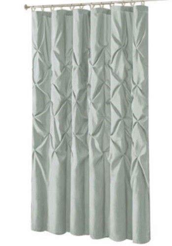 Madison Park Laurel Blue Shower Curtain Solid Transitional Shower