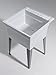 Cashel Heavy Duty Sink (Essential Sink Kit - Steel Leg - Granite)