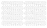 ABN Paint Mixing Cup Lids, 100 Pack - Clear Plastic 32oz Ounce (1qt Quart) Lids