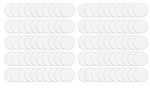 ABN Paint Mixing Cup Lids, 100 Pack - Clear Plastic 32oz Ounce (1qt Quart) Lids