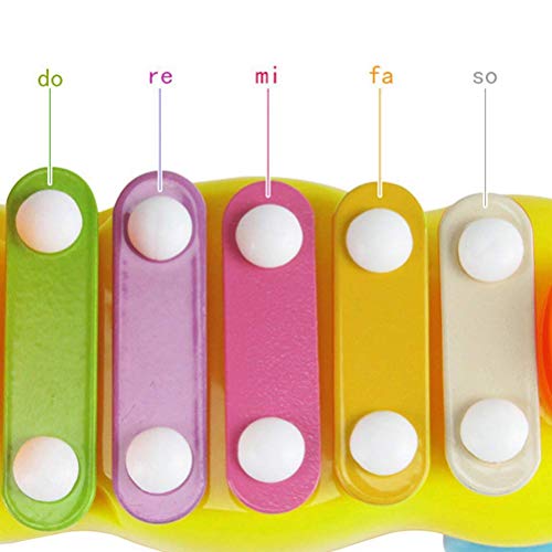 Mini Cartoon Caterpillar Xylophone Toy Hand Knock Glockenspiel Piano Toy Musical Instrument Educational Music Toy Kids Gifts - Thumbnail 7